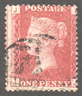 Great Britain Scott 33 Used Plate 79 - IJ - Click Image to Close